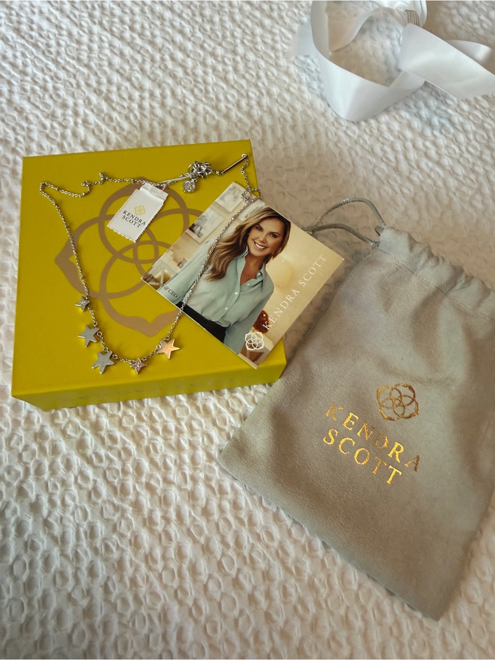 NEW Kendra Scott Silver Star Charm Necklace